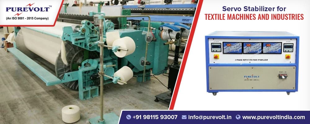 Servo Stabilizer For Textile Machines